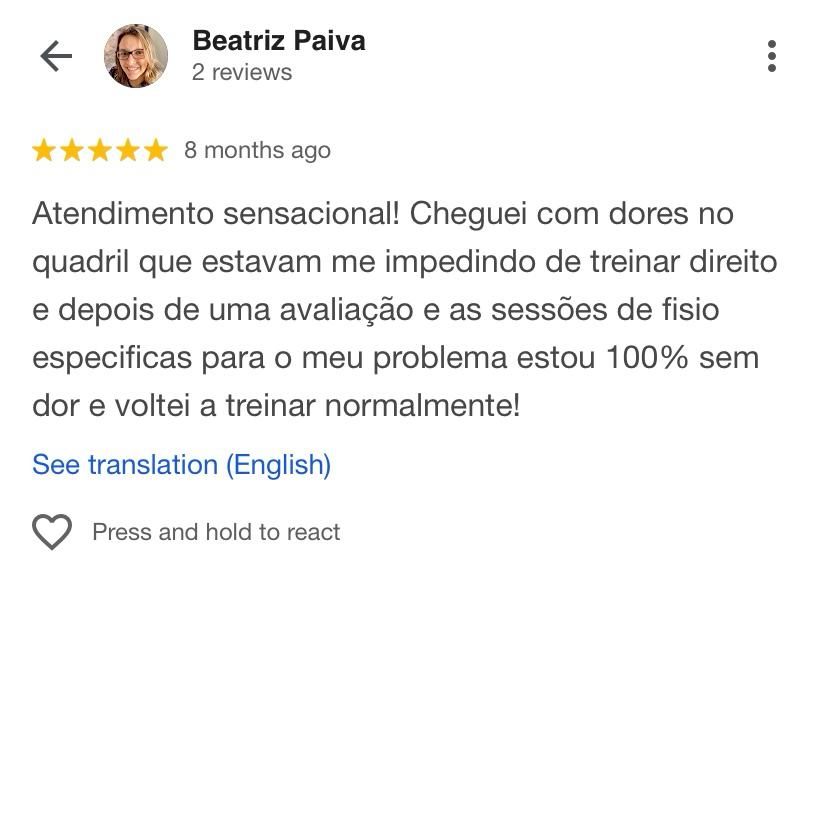 Avaliação Cliente 3