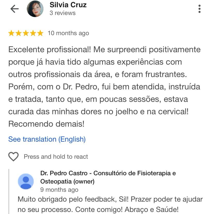 Avaliação Cliente 7